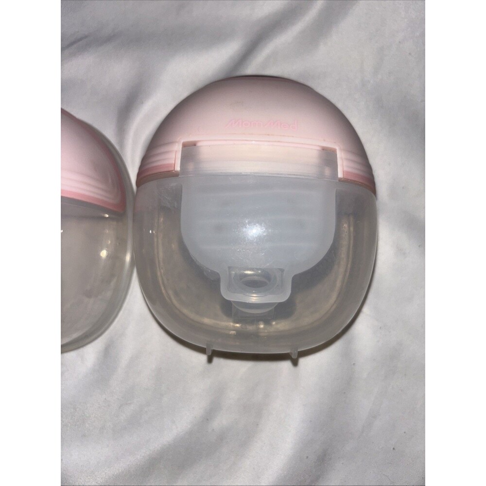 MomMed Double Wearable Breast Pump, Model S21 Pink Used - Picture 3 of 7